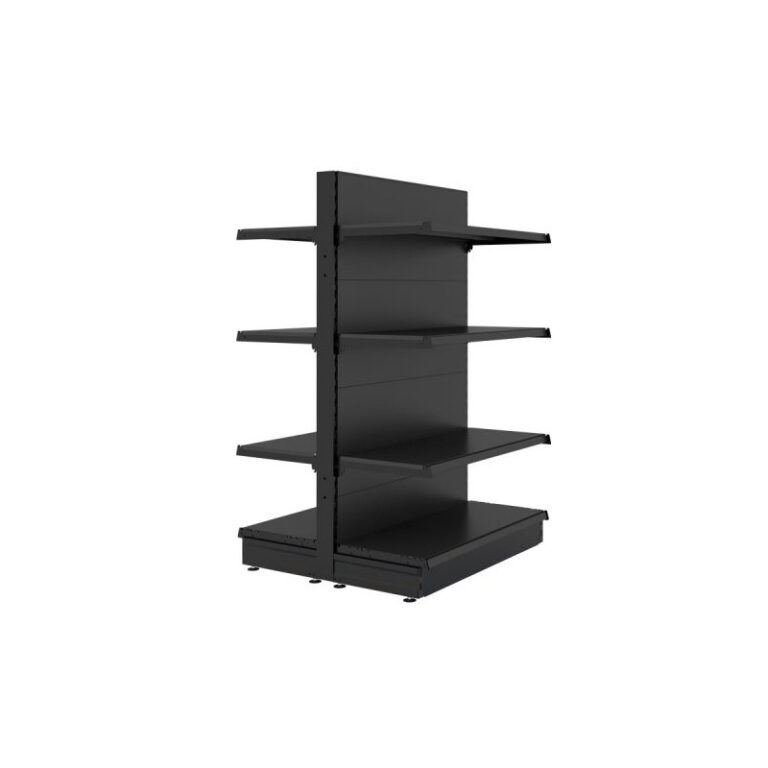 black gondola shelving for shelving need
